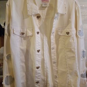 Quacker Factory White Jacket
